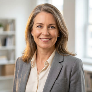 Sarah Coleman, wskazana jako dyrektor finansowa w Brzask Kapitelis, na zdjęciu profilowym